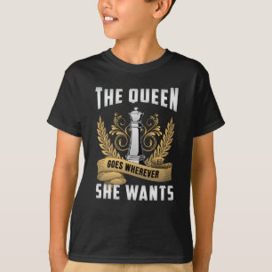 Chess Chess Board Queen Checkmate Board Game Gift T Shirt
