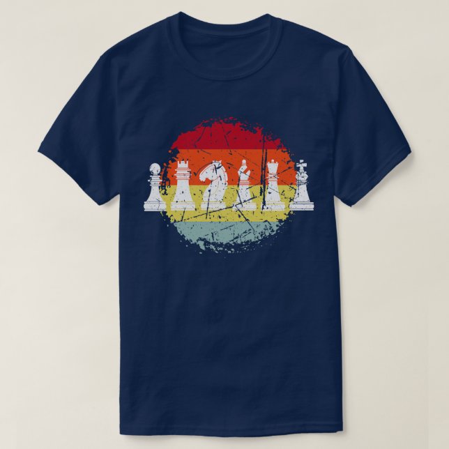 Chess Chess Game Chess Delar T Shirt (Design framsida)