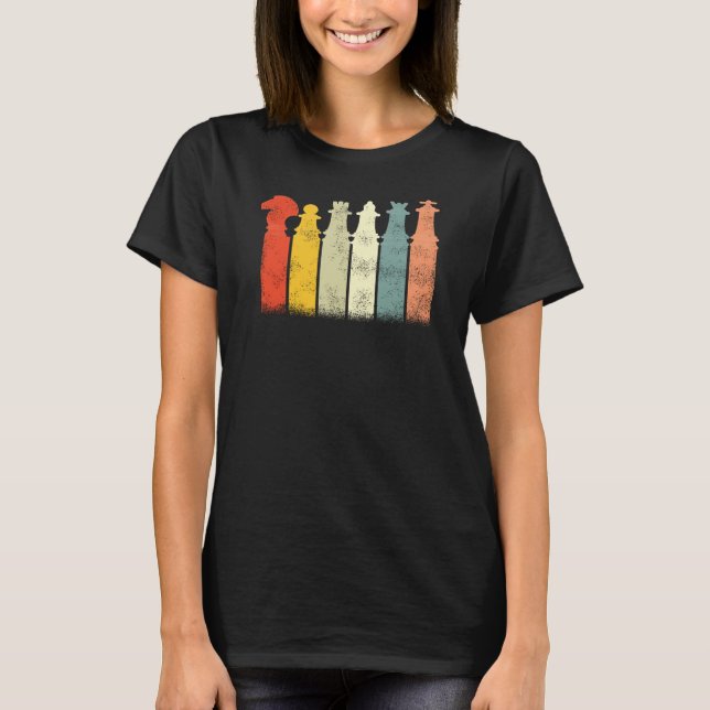 Chess Chess Game Chess Delarare design T Shirt (Framsida)