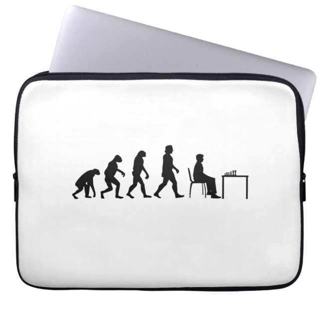 Chess - Chess Player Evolution Laptop Fodral (Framsidan)