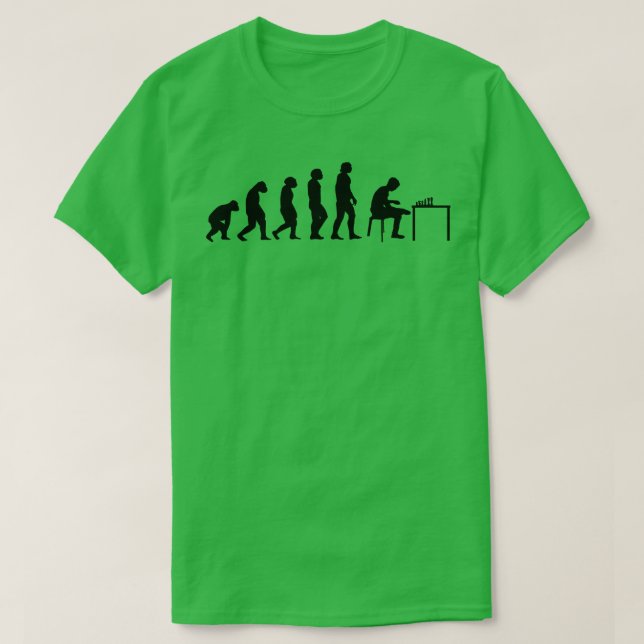 Chess Chess Player Evolution T Shirt (Design framsida)