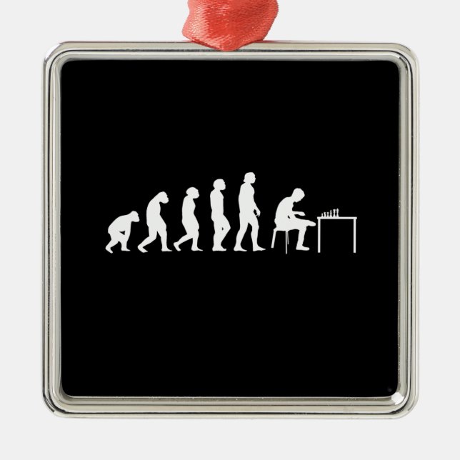 Chess Chess Player Julgransprydnad Metall (Framsidan)