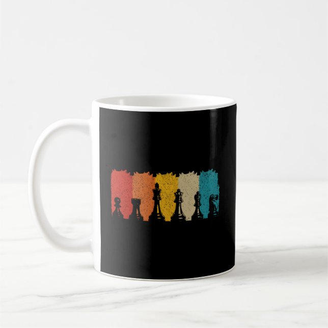 Chess Chess Player Kaffemugg (Vänster)