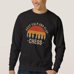 Chess Chess Player Lång Ärmad Tröja