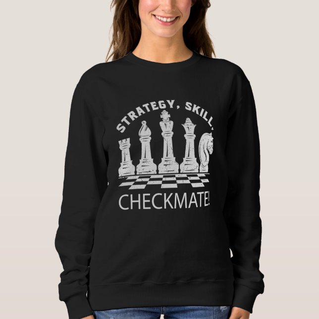 Chess Chessboard Chess Figurer Strategy, Skill, Ch T Shirt (Framsida)