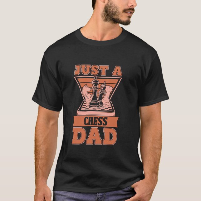 Chess Chessboard Chessman Master - bara en Chess D T Shirt (Framsida)