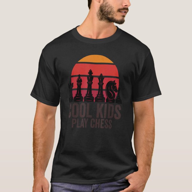 Chess Chessboxing Chess Masters Cool Kids Play Che T Shirt (Framsida)