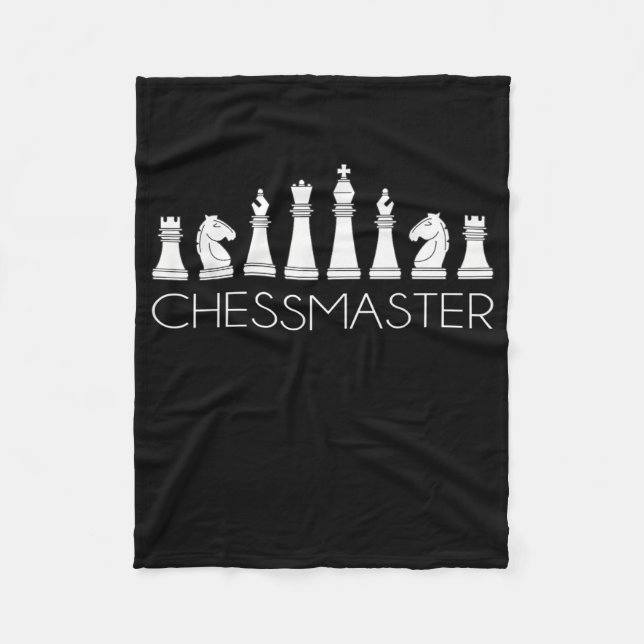 Chess - Chessmästare Fleecefilt (Framsidan)
