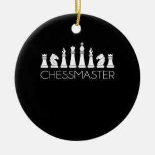 Chess - Chessmaster Julgransprydnad Keramik