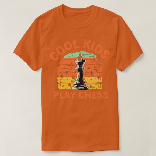 Chess Chessmen Chessboxing Gift for Coola Kids T Shirt (Design framsida)