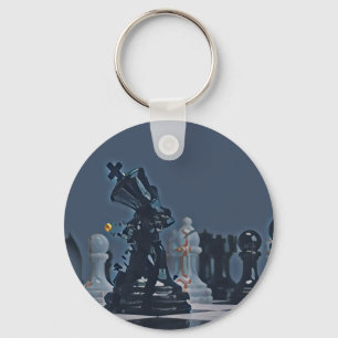 Chess - Coola Blue-fotografi Nyckelring