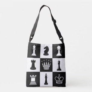 Chess Crossbody Tote Bag All-over Print Strategy Axelväska