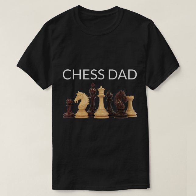 Chess Dad Gift for Strategy Lovers T Shirt (Design framsida)