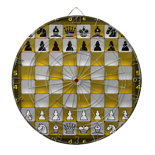 Chess Dart Board Darttavla (Framsidan)