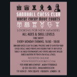 Chess Delar, Chess Klubb Reklamflygare Reklamblad<br><div class="desc">Chess Delar,  Chess Klubb Advertising Flyers by the Affärskort Store.</div>