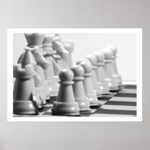 Chess Delar Close-up Poster