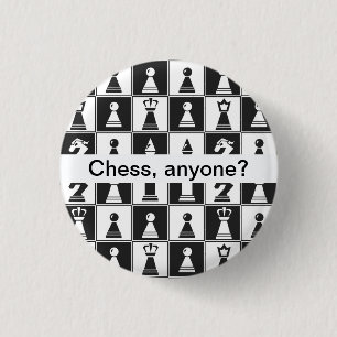 Chess Delar Design-knapp Knapp