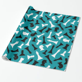 Chess Delar Design Wrapping Papper Presentpapper