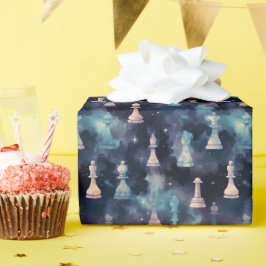 Chess Delar Modern Galaxy Nebula Cosmic Space Presentpapper