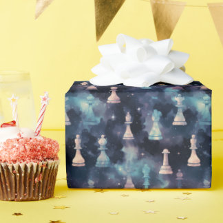 Chess Delar Modern Galaxy Nebula Cosmic Space Presentpapper