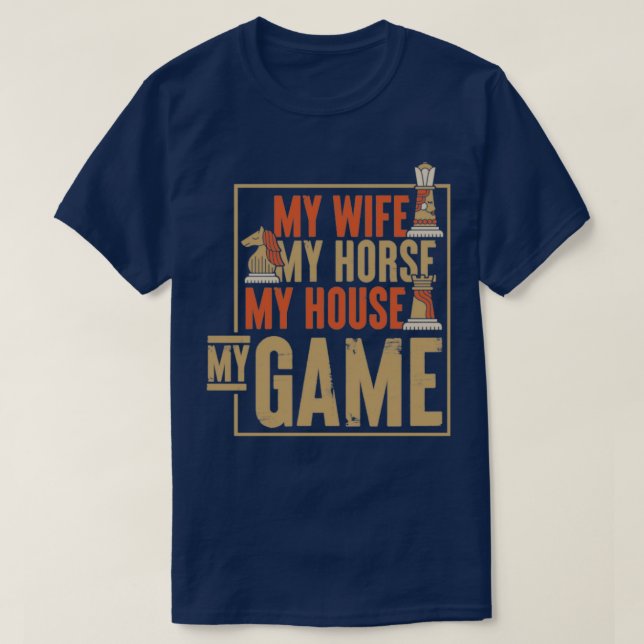 Chess Delar Strategy Game Game Chess T Shirt (Design framsida)