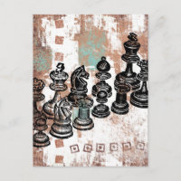 Chess Delar vykort