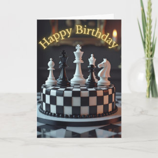 Chess Delara kummelns födelsedagskort Kort