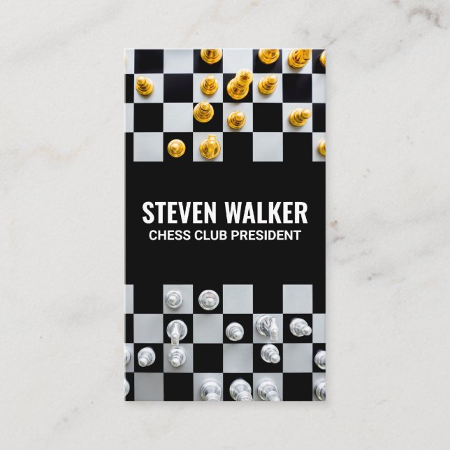 Chess Delarare i styrelsen | Byrspel Visitkort (Framsida)