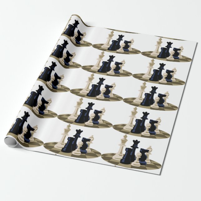 Chess Delarare Presentpapper (Utrullad)