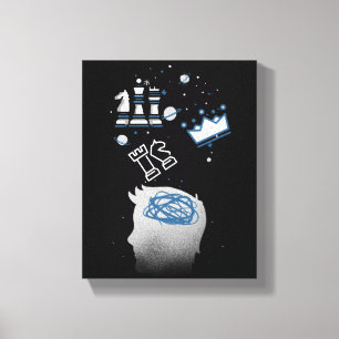 Chess Design Canvastryck