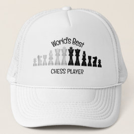 Chess Design Hat Keps