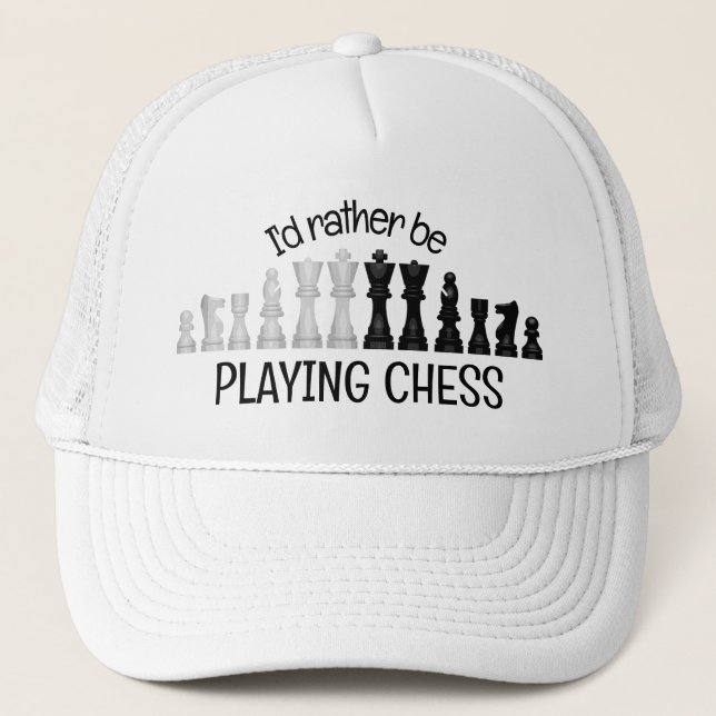 Chess Design Hat Keps (Framsida)
