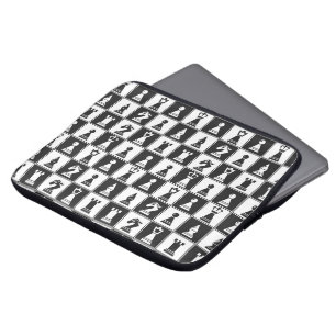 Chess Design Laptop Fodral