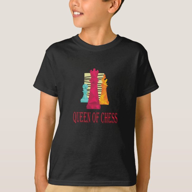 Chess - drottning av Chess T Shirt (Framsida)