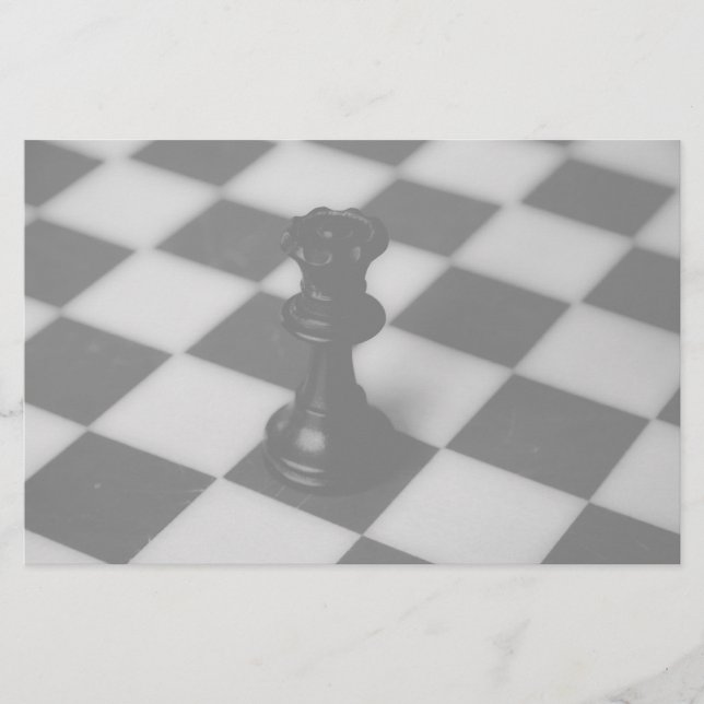 Chess drottning brevpapper (Framsida)
