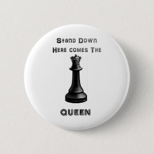 Chess drottning knapp