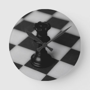 Chess drottning rund klocka