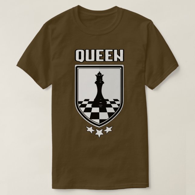 Chess drottning t shirt (Design framsida)