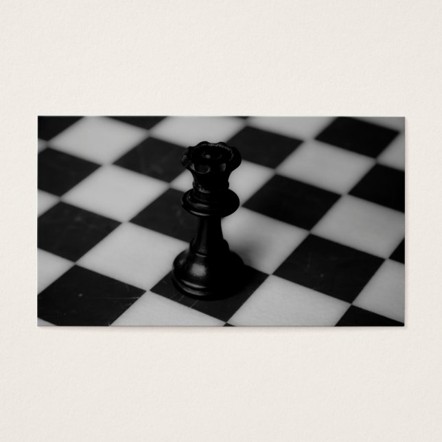 Chess drottning visitkort (Framsidan)