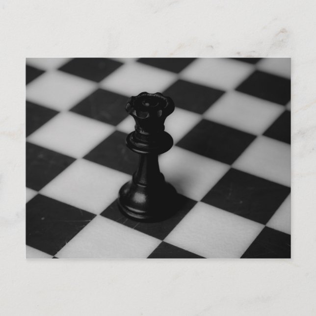 Chess drottning vykort (Framsida)