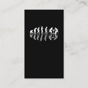 Chess Evolution Chessboard Älskare Chess Gamer Visitkort