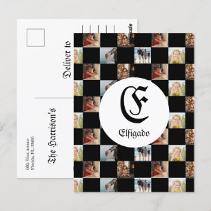 Chess Family Namn PhotoTack Vykort
