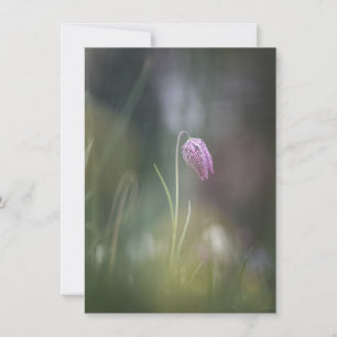Chess Flower Nature-fotokort