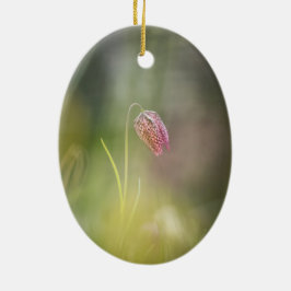 Chess Flower Nature Photo Julgransprydnad Keramik