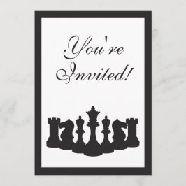 Chess Födelsedagsfest inbjudan