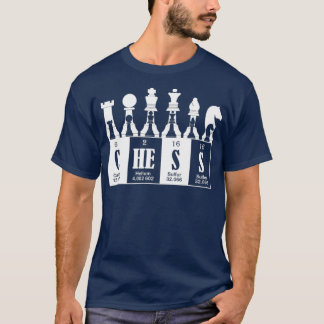 Chess Funny Chemistry Inslag Chess Älskare Player T Shirt