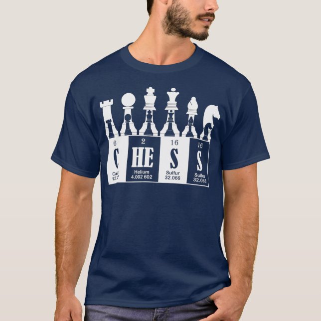 Chess Funny Chemistry Inslag Chess Älskare Player T Shirt (Framsida)