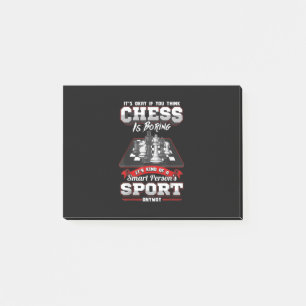 Chess Funny Citates Humor Ord Post-it Block