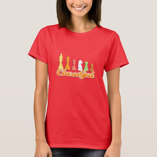 Chess Gal t-shirt (Framsida)