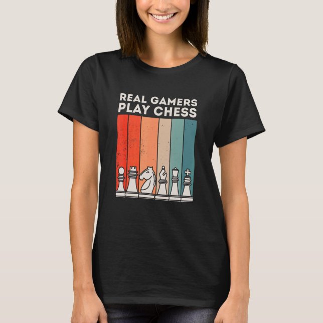 Chess Game Chess Player 1 T Shirt (Framsida)